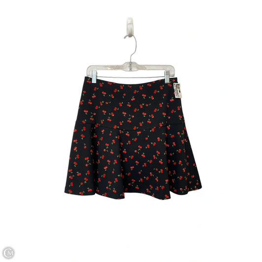 Skirt Mini & Short By Cato In Black & Red, Size: S
