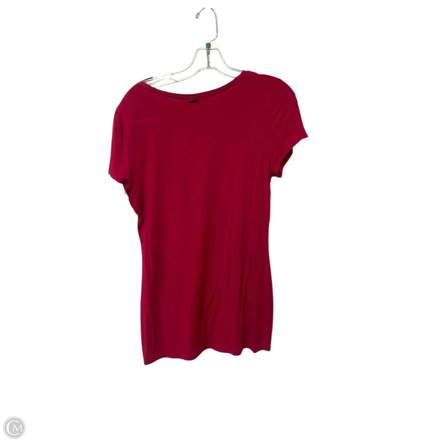 Top Short Sleeve Basic By White House Black Market In Pink, Size: S