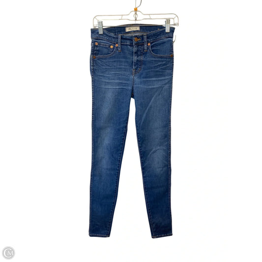 Jeans Skinny By Madewell In Blue Denim, Size: 26