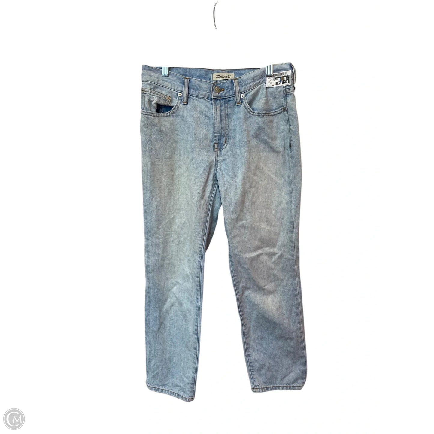 Jeans Cropped By Madewell In Blue Denim, Size: 26