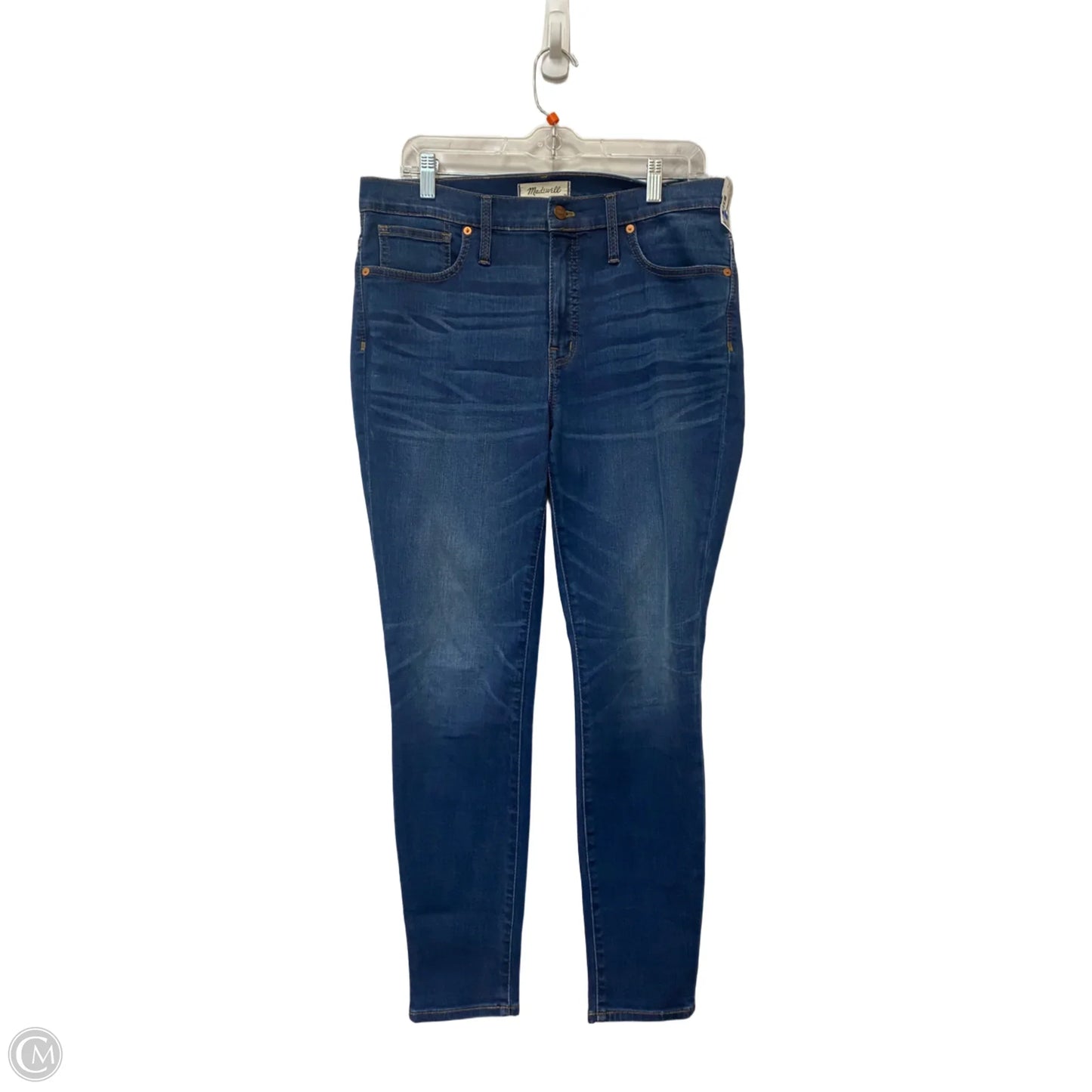 Jeans Skinny By Madewell In Blue Denim, Size: M