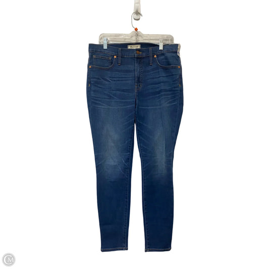 Jeans Skinny By Madewell In Blue Denim, Size: M