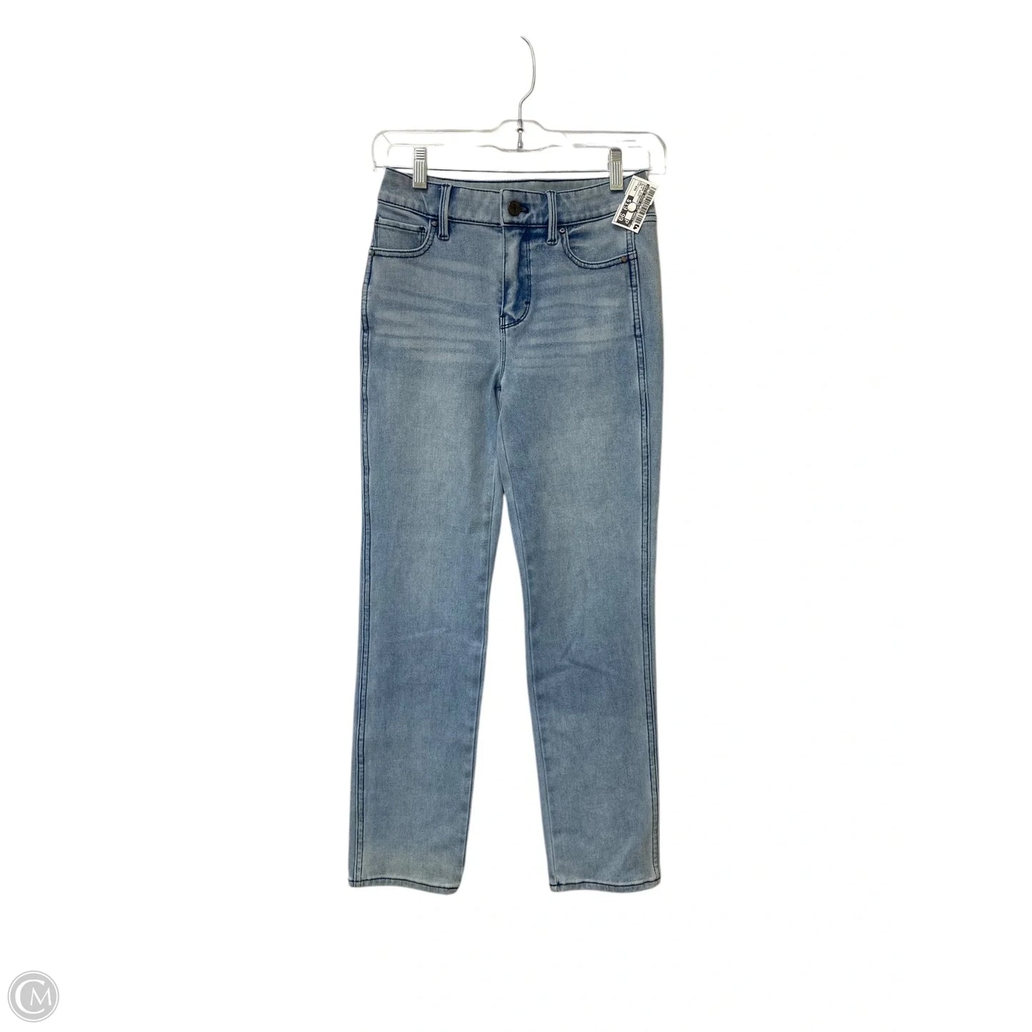 Jeans Straight By White House Black Market In Blue Denim, Size: Xxs