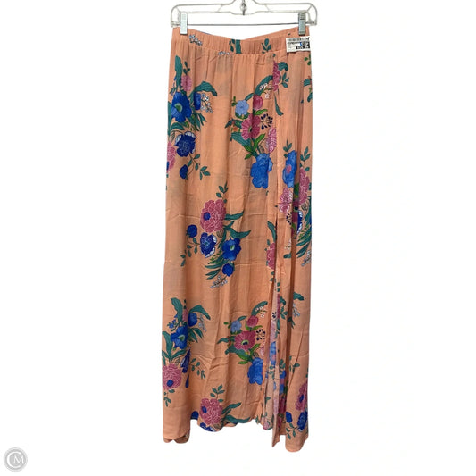 Skirt Maxi By Peach Love Cream California In Pink, Size: M