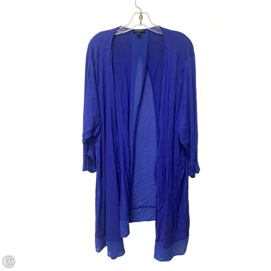 Shawl By Lane Bryant In Blue, Size: 22