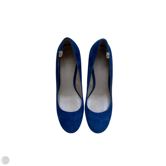 Shoes Designer By Tory Burch In Blue, Size: 8