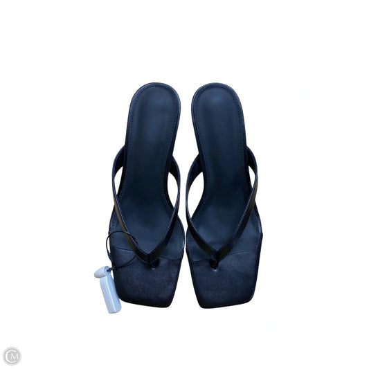 Shoes Heels Kitten By Clothes Mentor In Black, Size: 8.5