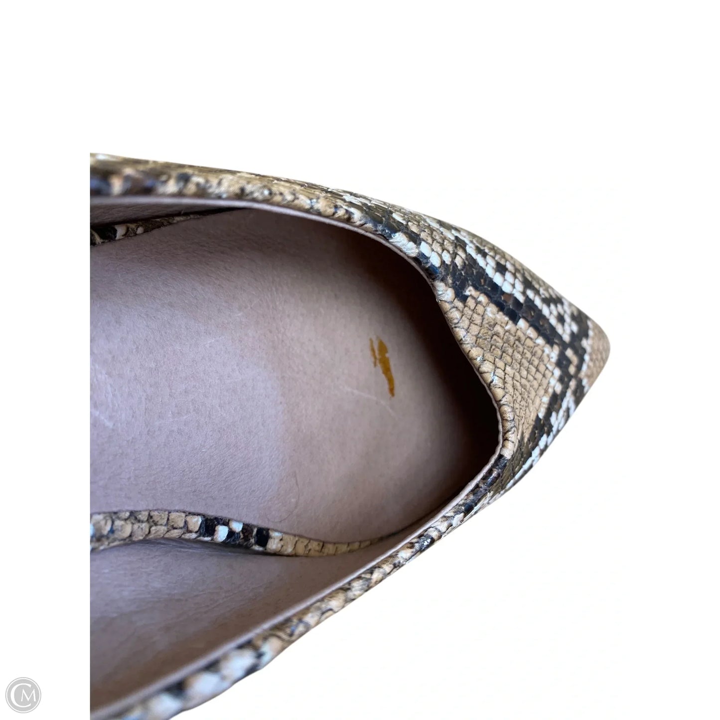 Shoes Heels Block By Anthropologie In Snakeskin Print, Size: 7