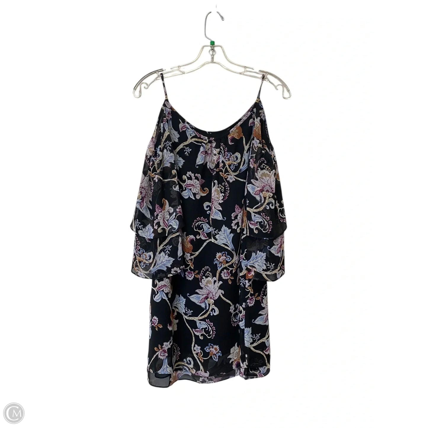 Top Long Sleeve By White House Black Market In Floral Print, Size: Xsp
