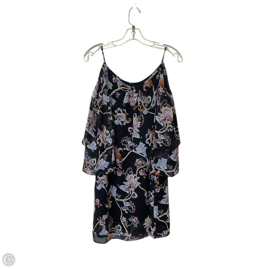 Top Long Sleeve By White House Black Market In Floral Print, Size: Xsp