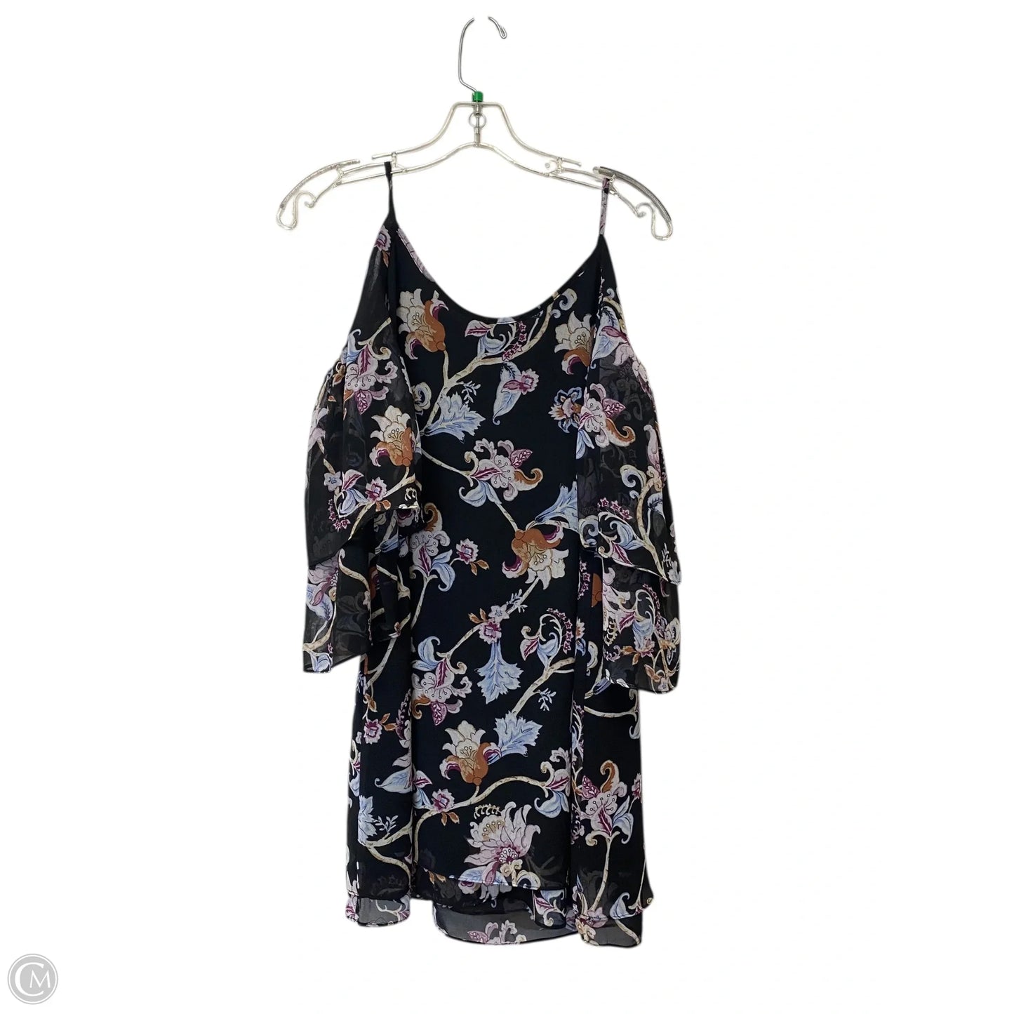 Top Long Sleeve By White House Black Market In Floral Print, Size: Xsp
