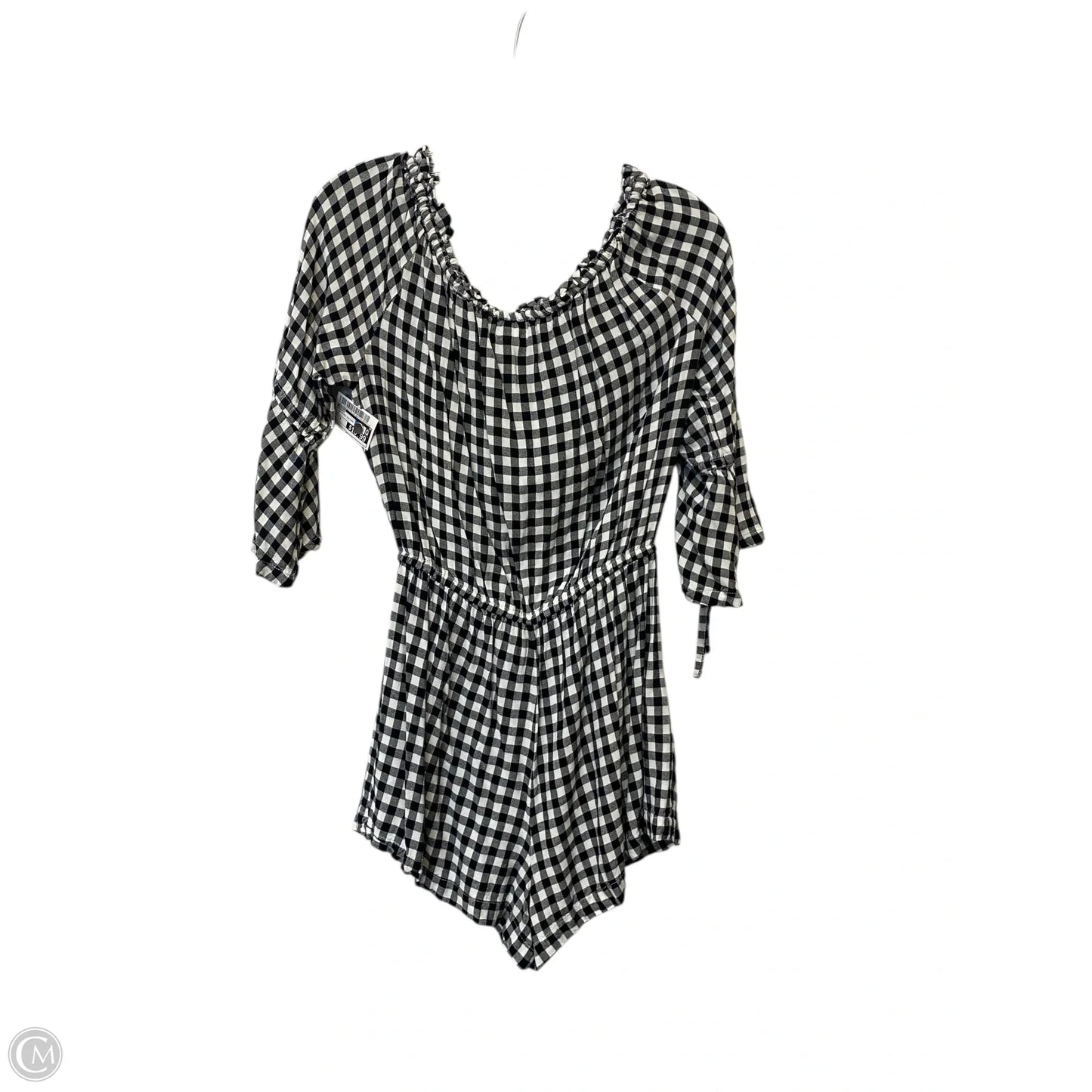 Romper By Mudpie In Checkered Pattern, Size: S