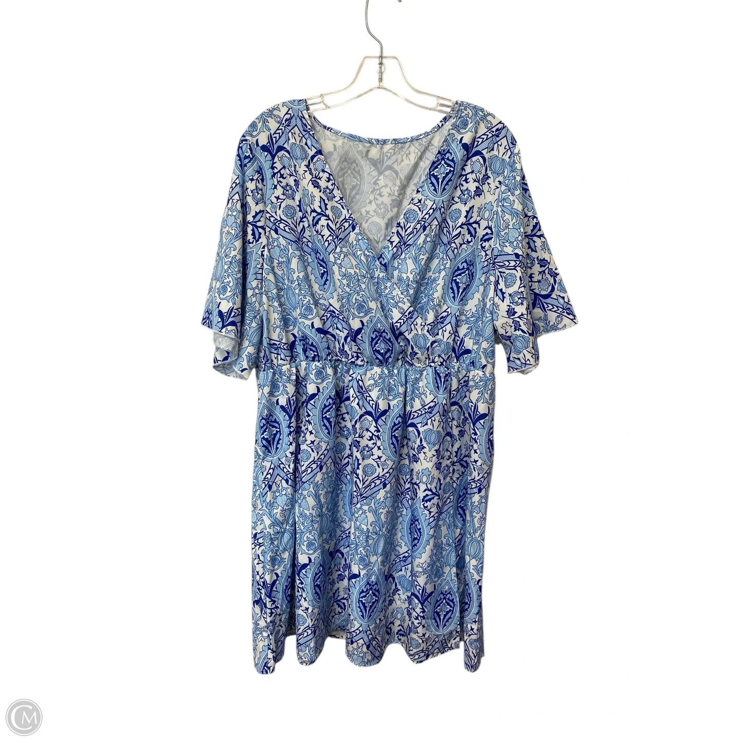 Dress Casual Short By Cmf In Blue, Size: 3x