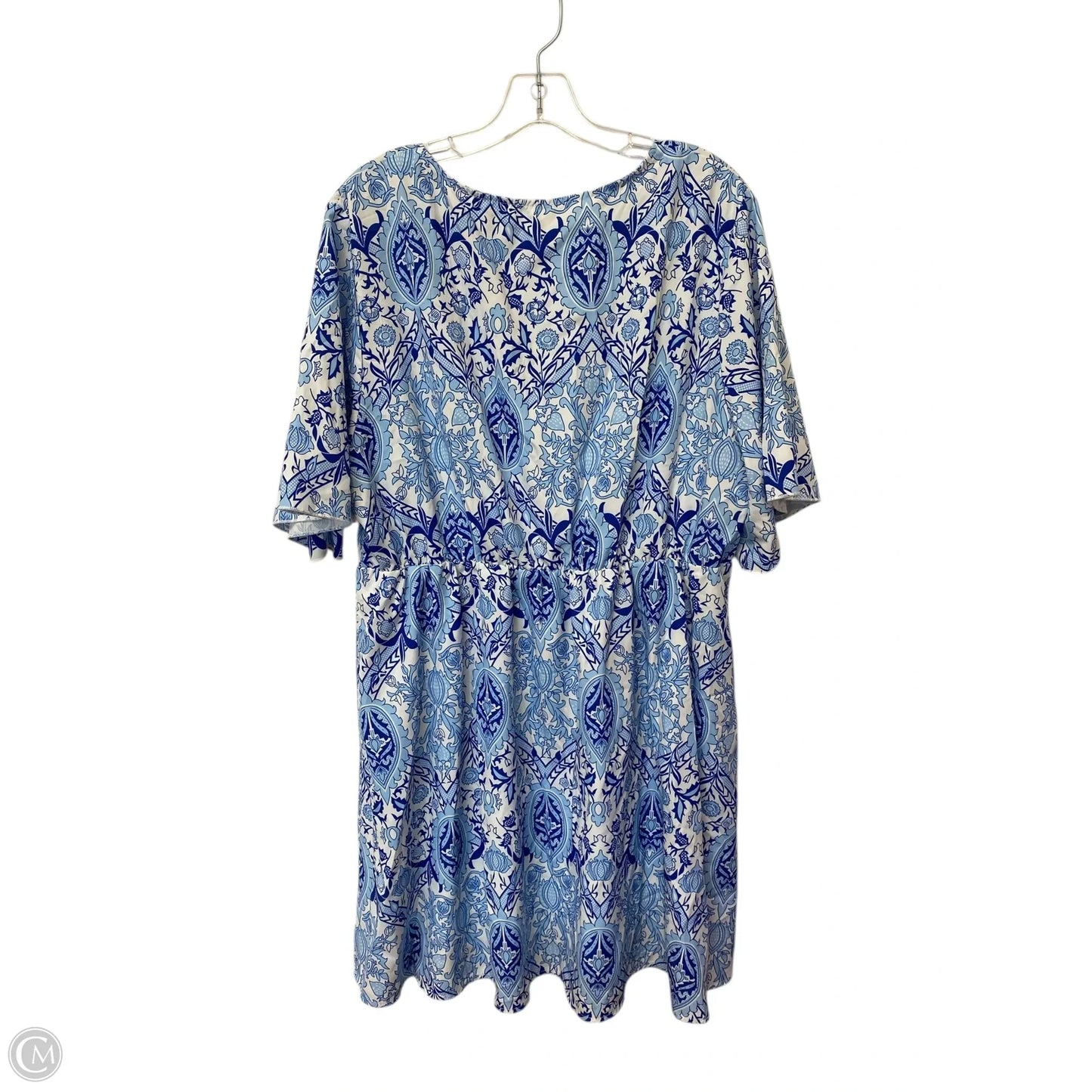 Dress Casual Short By Cmf In Blue, Size: 3x