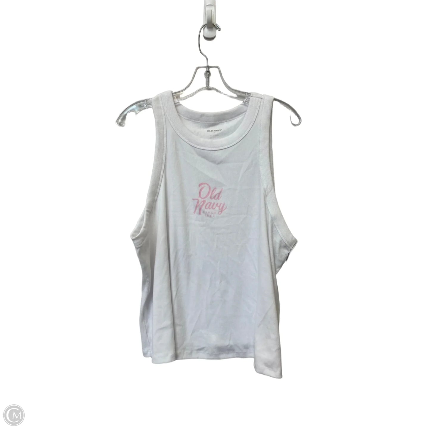 Tank Top By Old Navy In White, Size: 3x