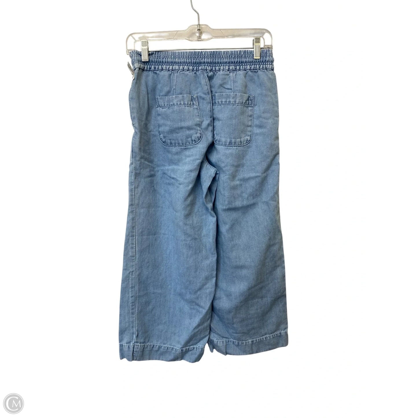 Capris By Loft In Blue Denim, Size: Xs