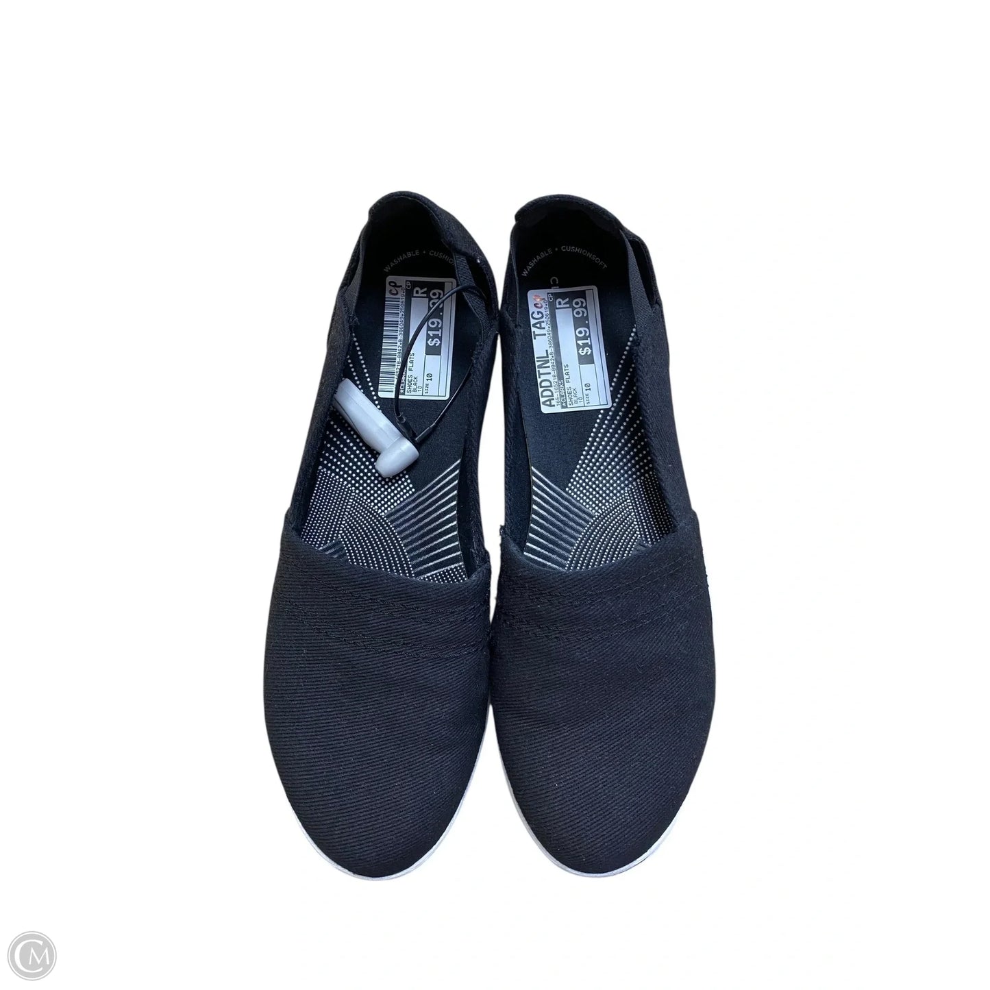 Shoes Flats By Clarks In Black, Size: 10