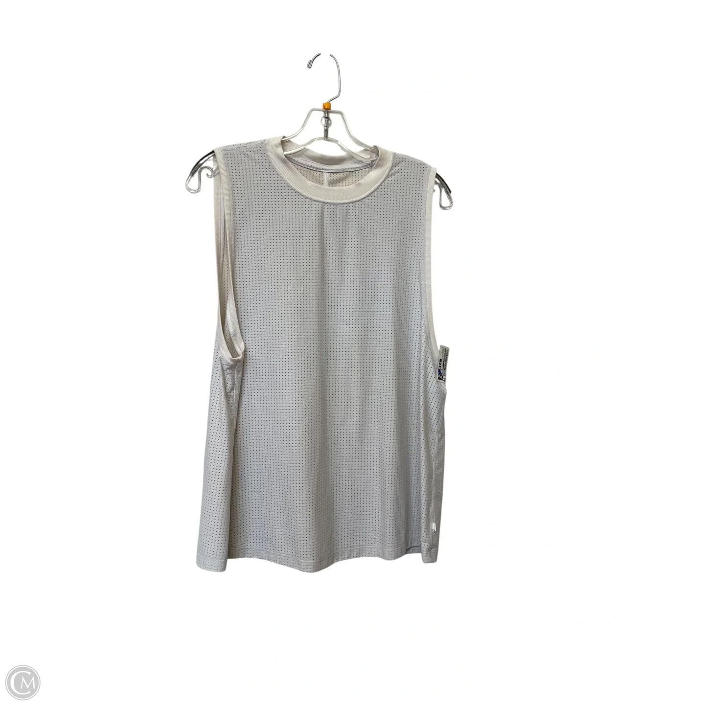 Athletic Tank Top By Lululemon In White, Size: M