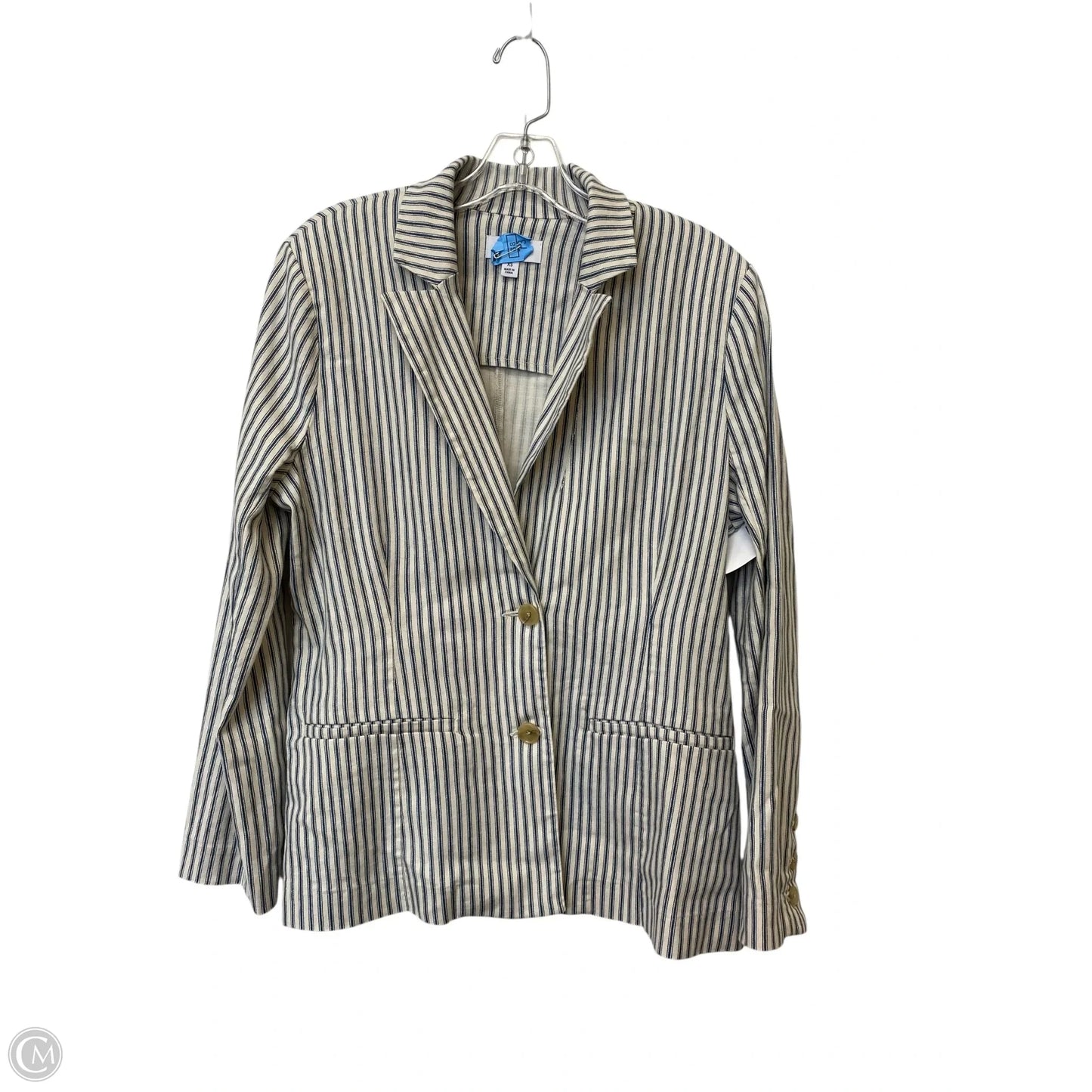 Blazer By Evereve In Striped Pattern, Size: Xs