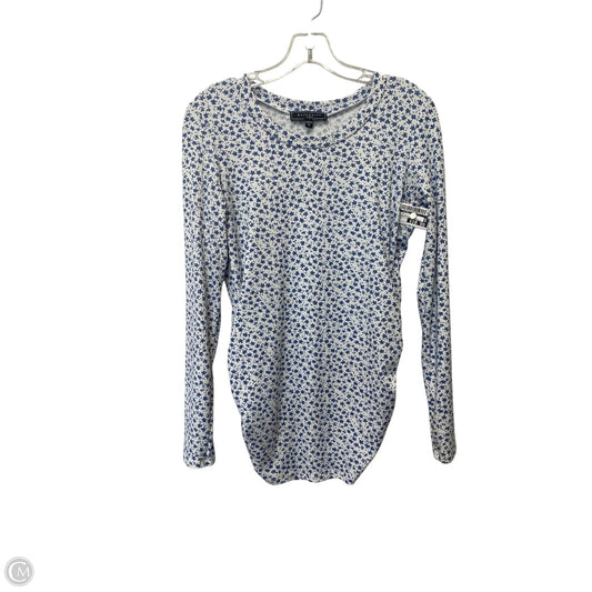 Top Long Sleeve By Clothes Mentor In Floral Print, Size: M