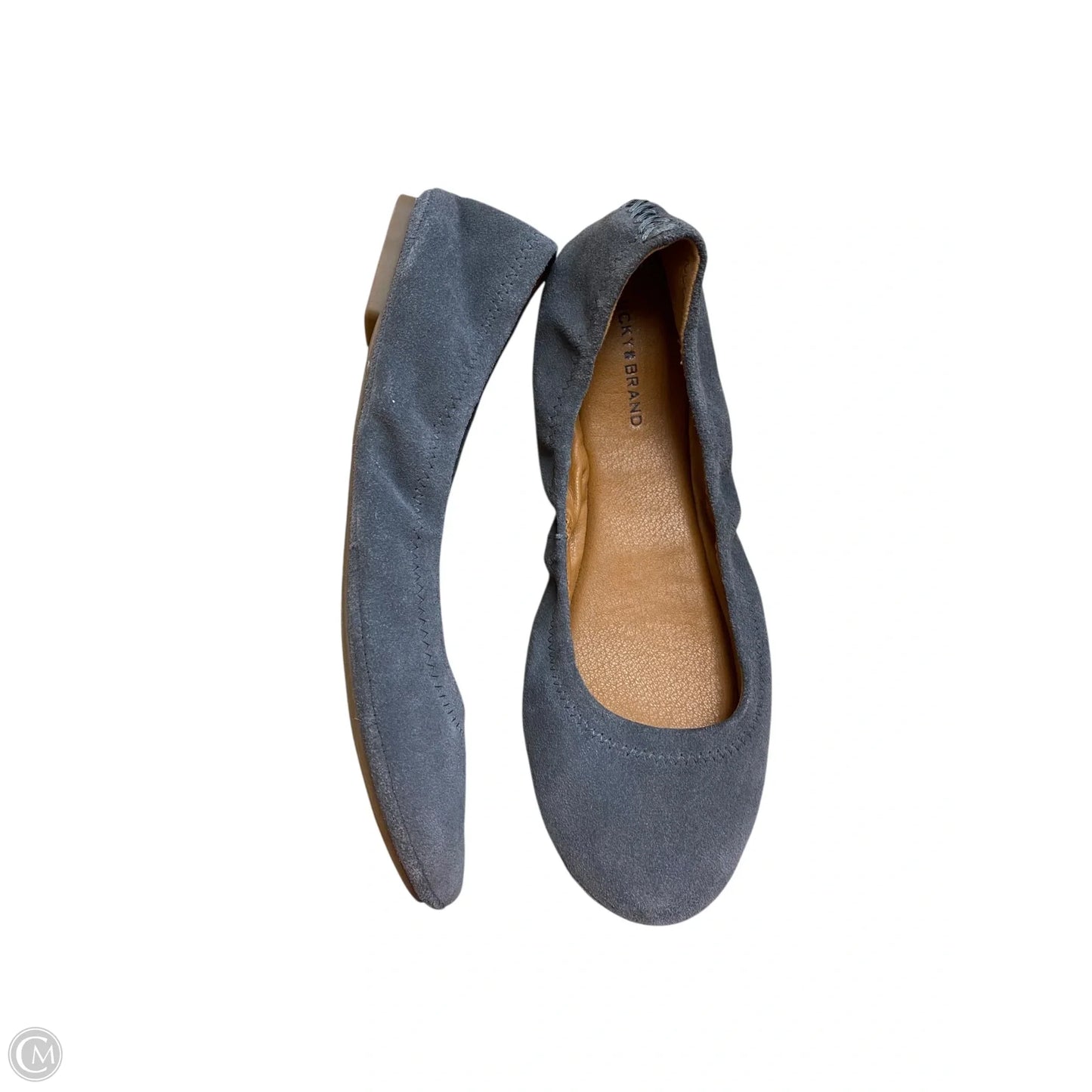 Shoes Flats By Lucky Brand In Grey, Size: 8.5