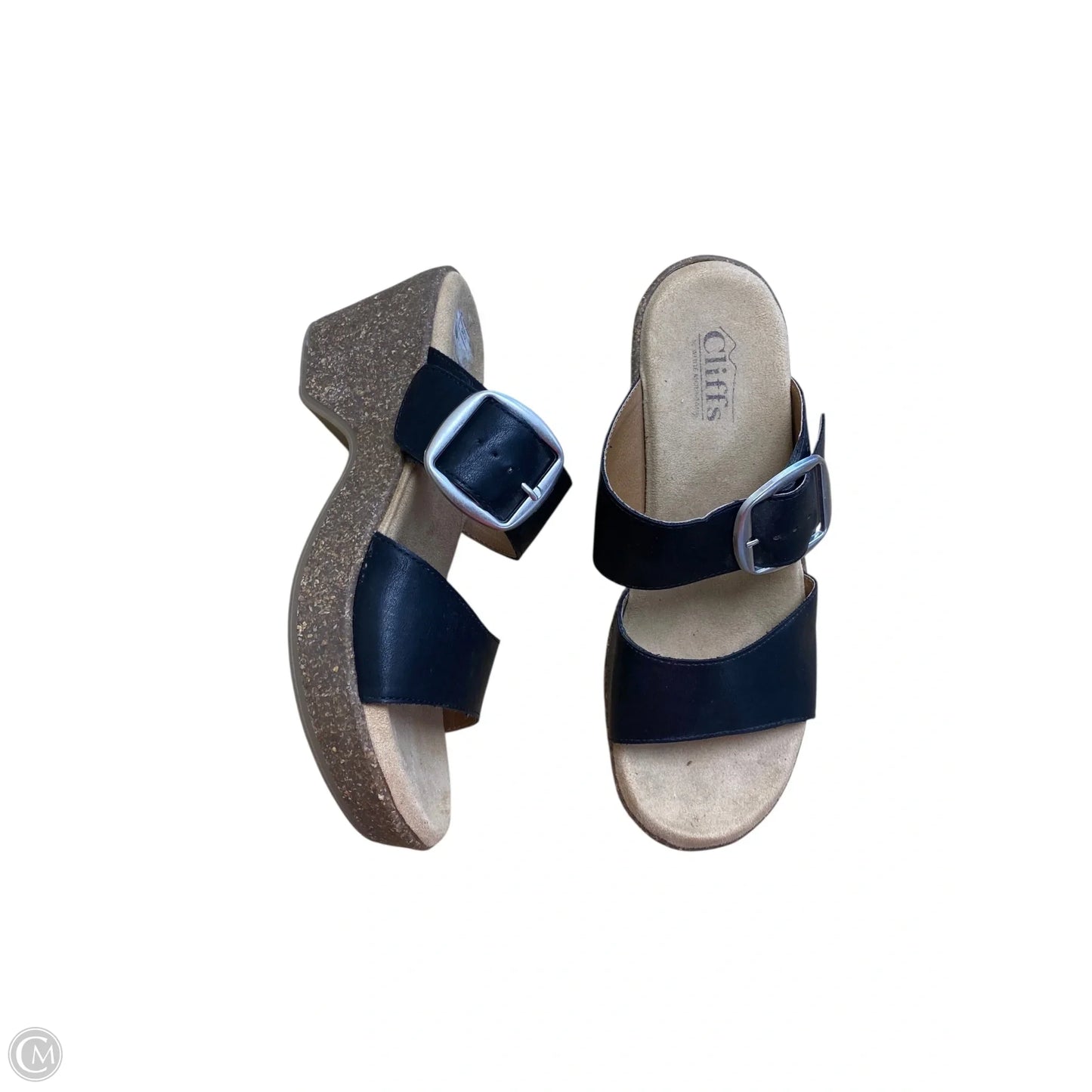 Shoes Heels Block By White Mountain In Black & Brown, Size: 8.5