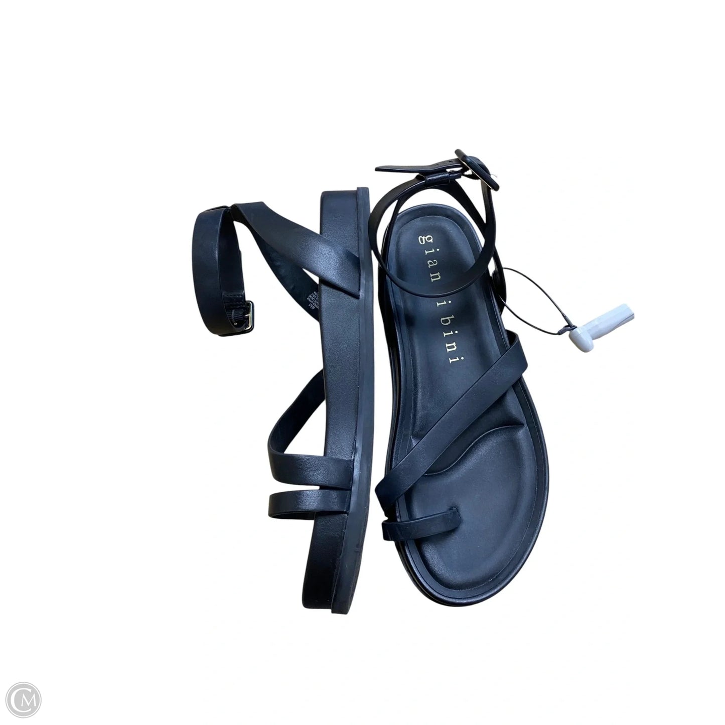 Sandals Flats By Gianni Bini In Black, Size: 8