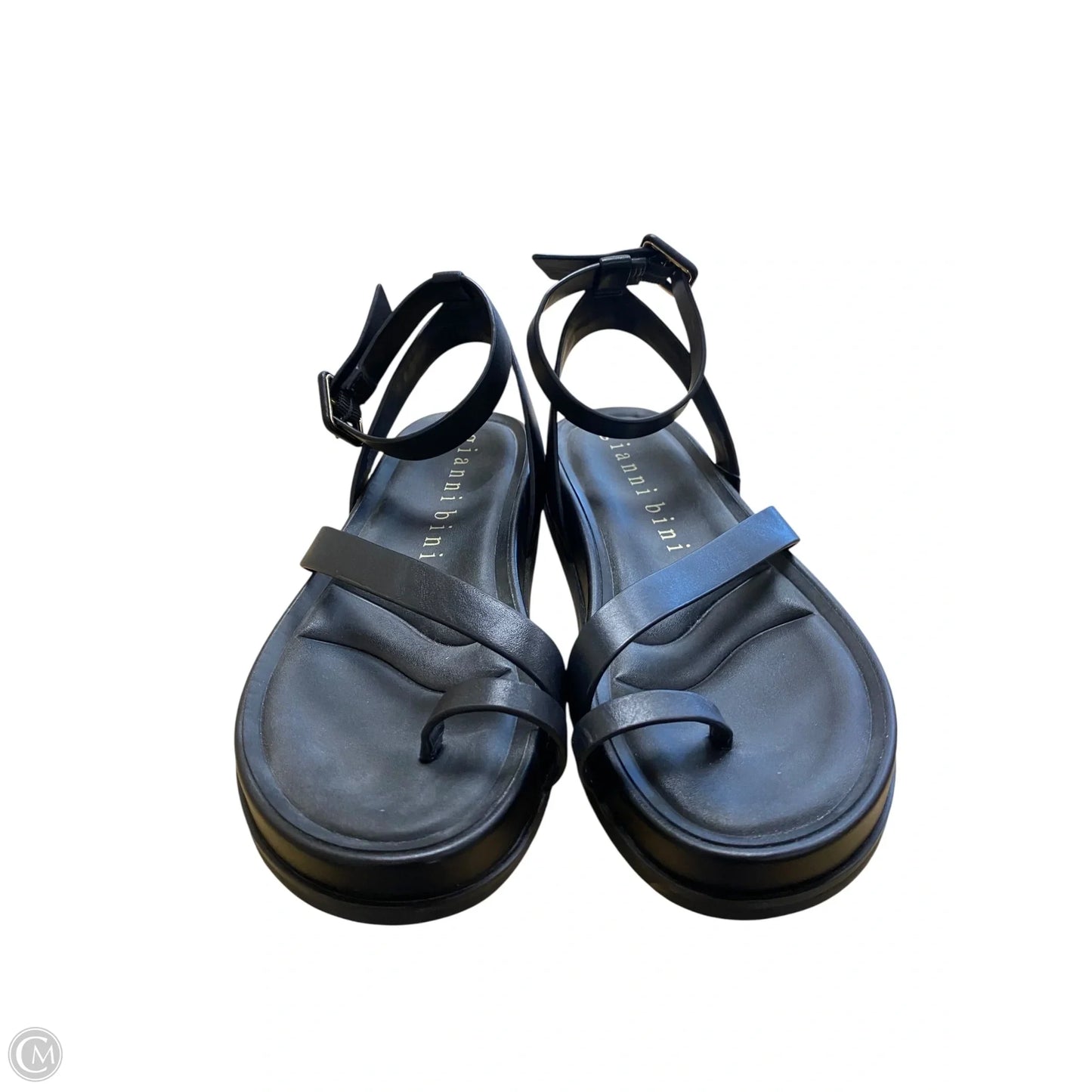 Sandals Flats By Gianni Bini In Black, Size: 8