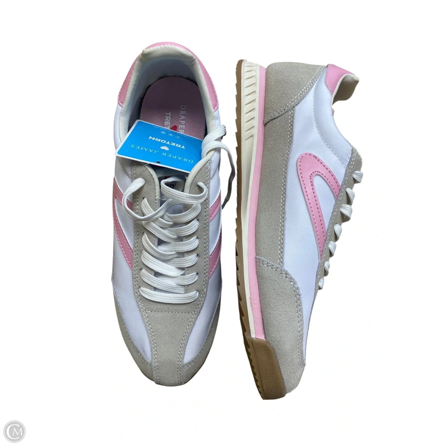 Shoes Sneakers By Draper James In Pink & White, Size: 9