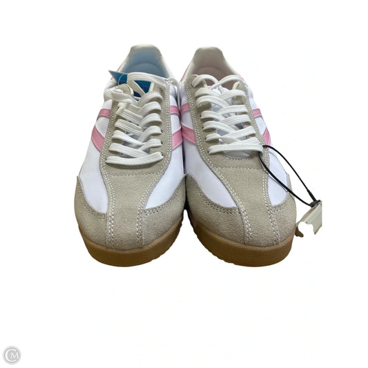Shoes Sneakers By Draper James In Pink & White, Size: 9
