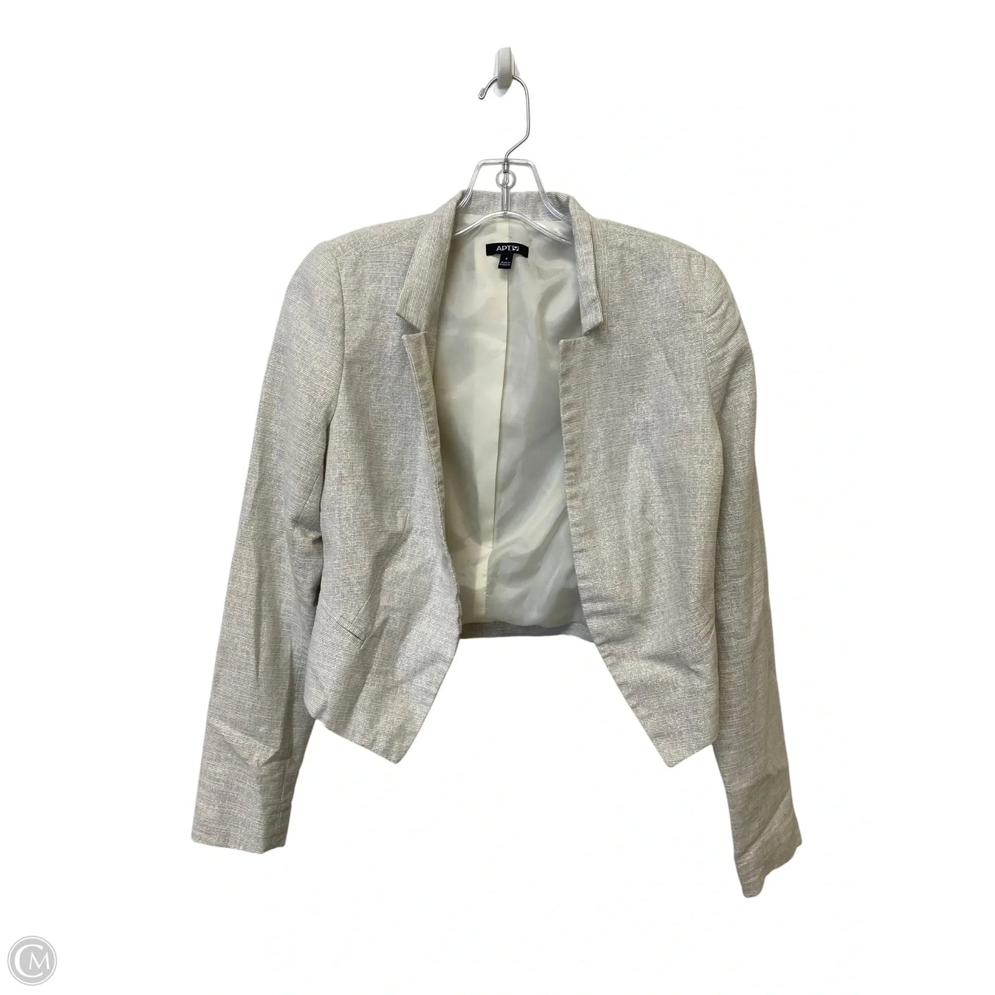 Blazer By Apt 9 In Grey, Size: 4