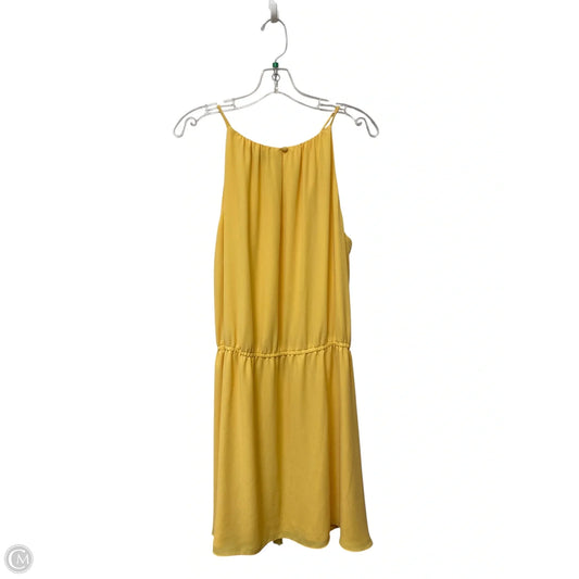 Dress Casual Midi By White House Black Market In Yellow, Size: 14