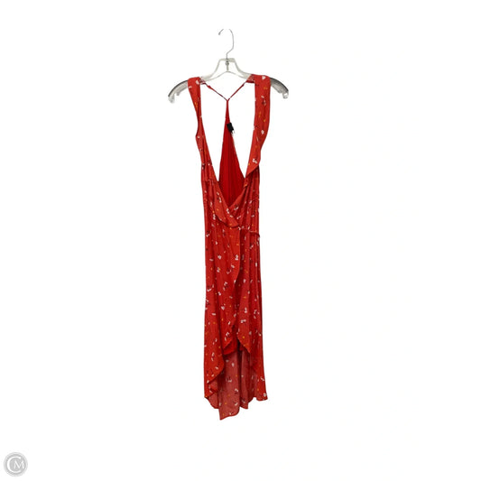 Dress Casual Midi By Lumiere In Red, Size: S