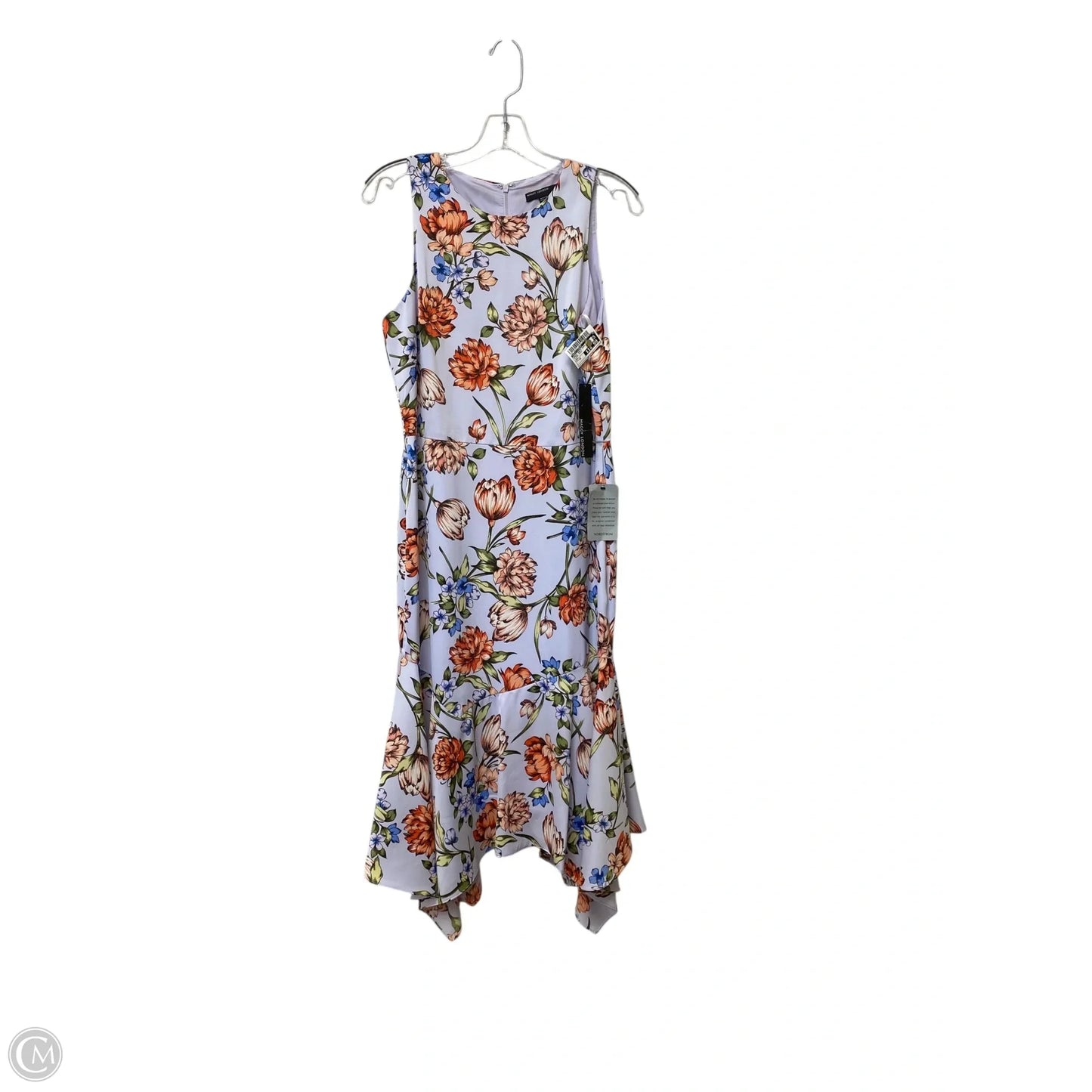 Dress Party Midi By Maggy London In Floral Print, Size: 10