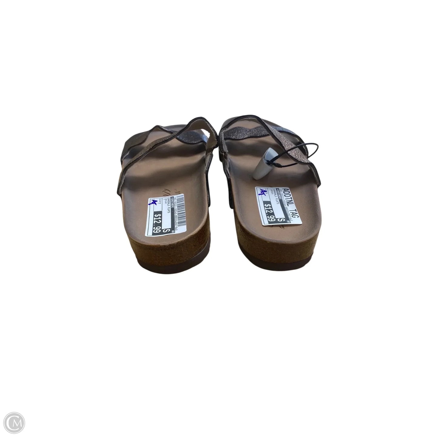 Sandals Flats By Skechers In Brown, Size: 7