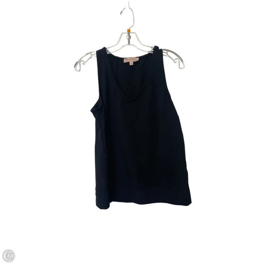 Top Sleeveless By Philosophy In Black, Size: M