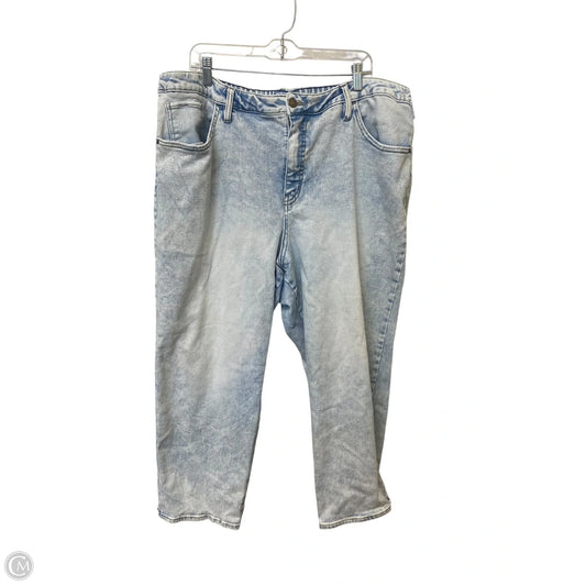 Jeans Straight By Ava & Viv In Blue Denim, Size: 24