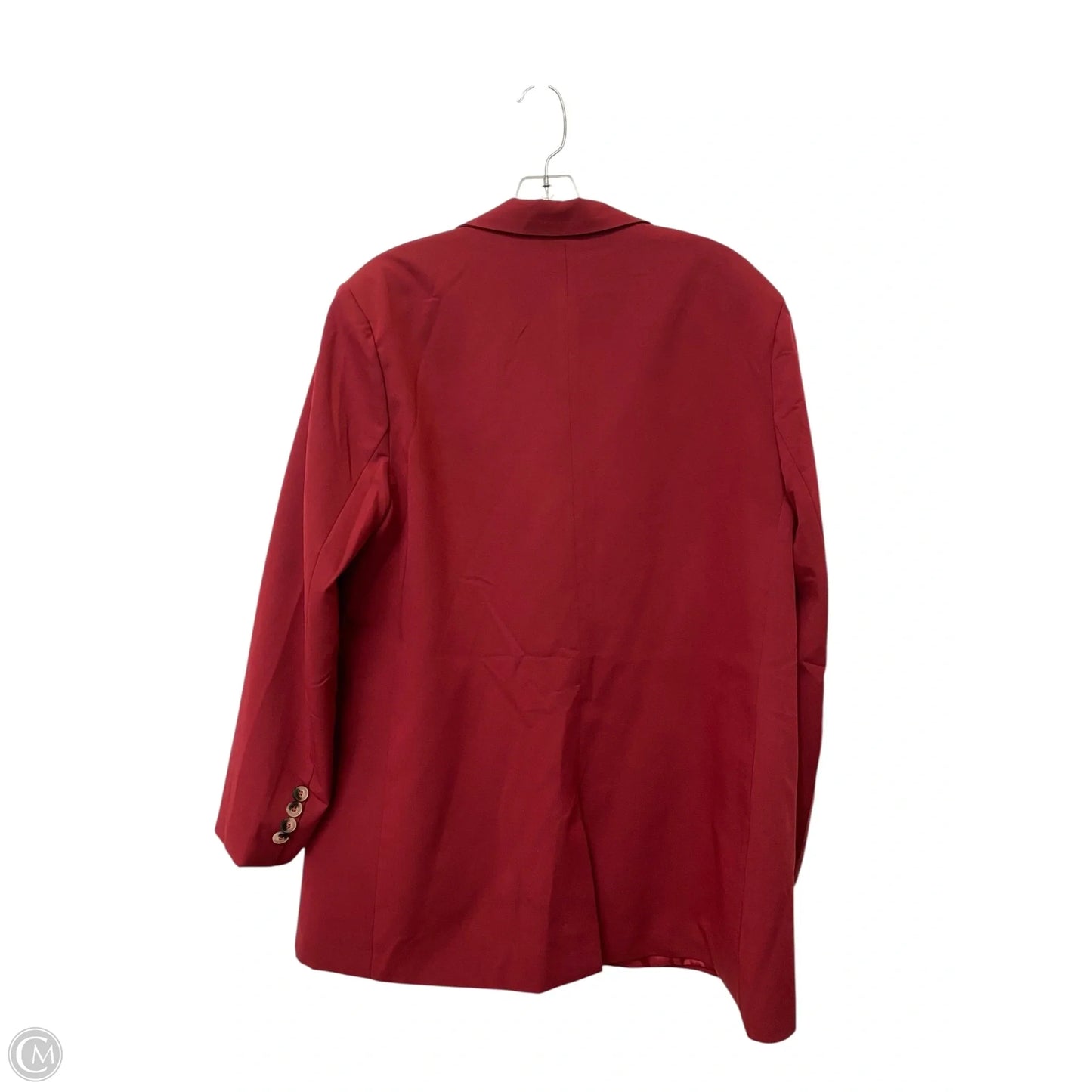 Blazer By Clothes Mentor In Red, Size: Xl