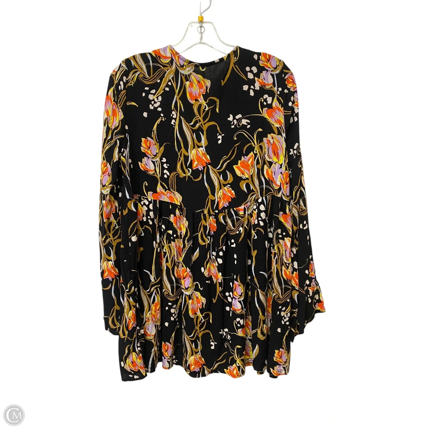 Top Long Sleeve By Free People In Black, Size: S