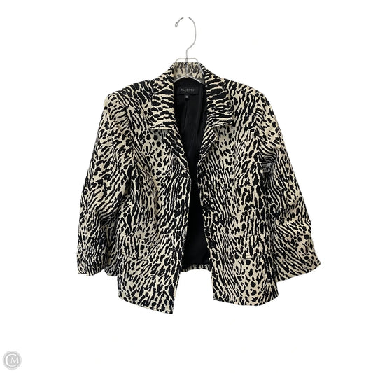 Blazer By Talbots In Animal Print, Size: 14p