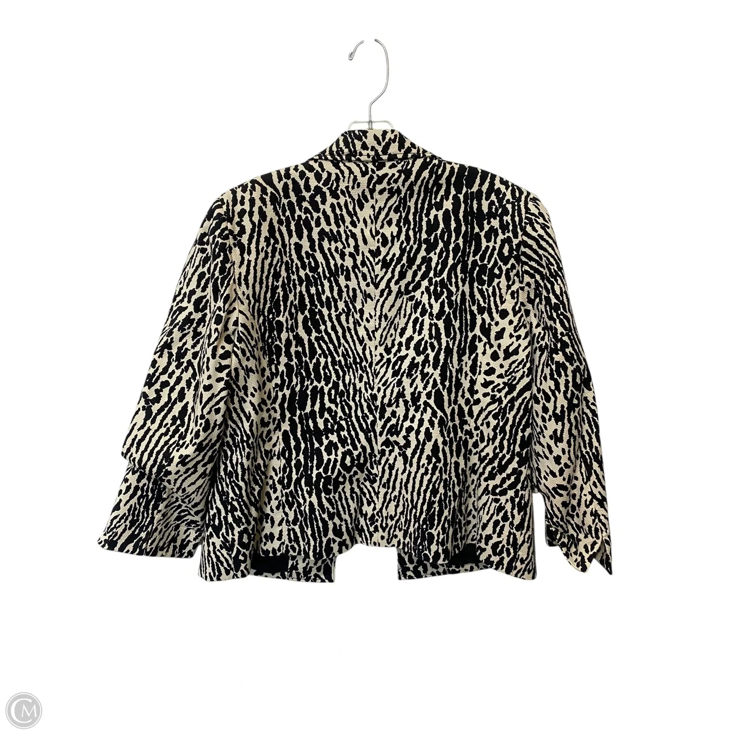 Blazer By Talbots In Animal Print, Size: 14p