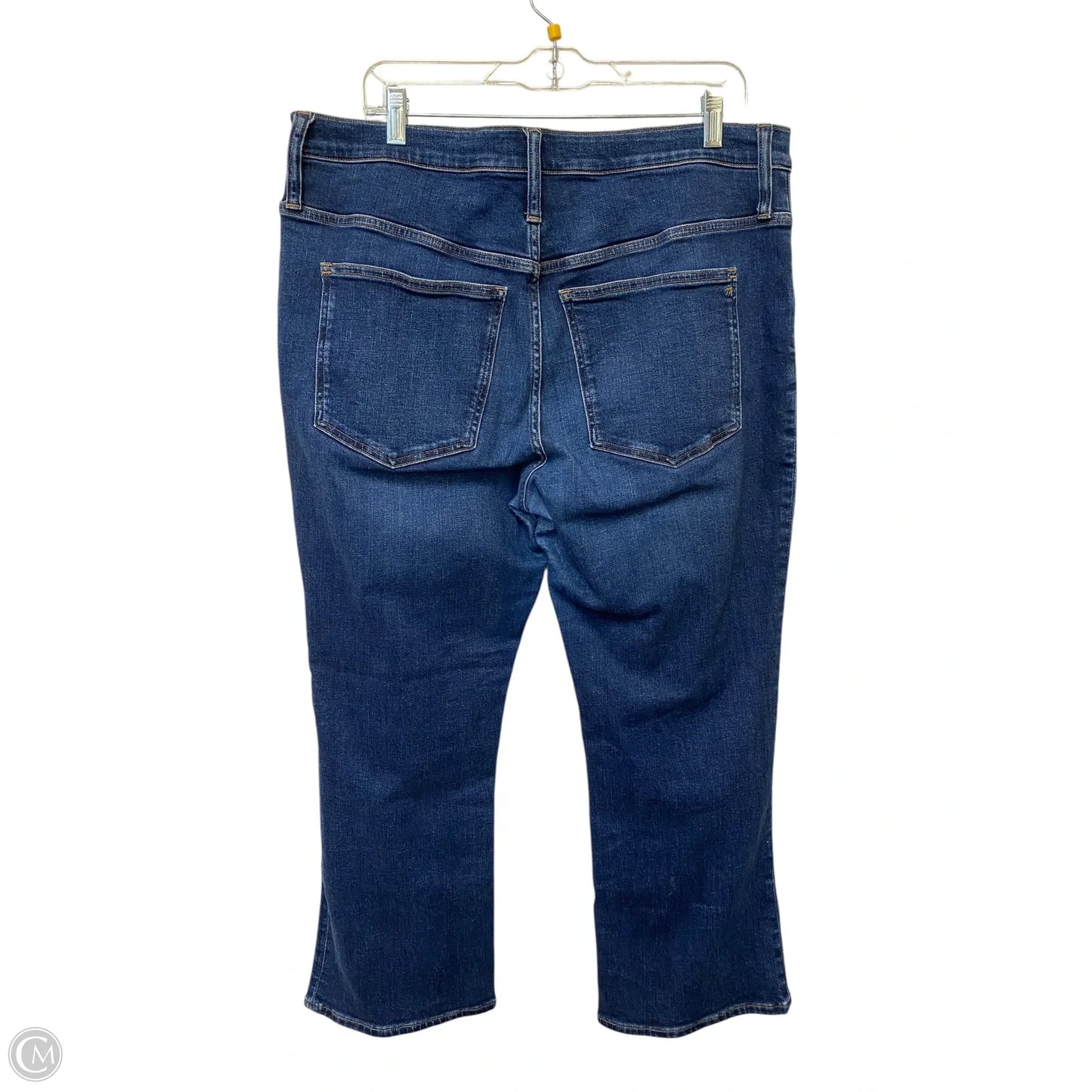 Jeans Boot Cut By Madewell In Blue Denim, Size: 14