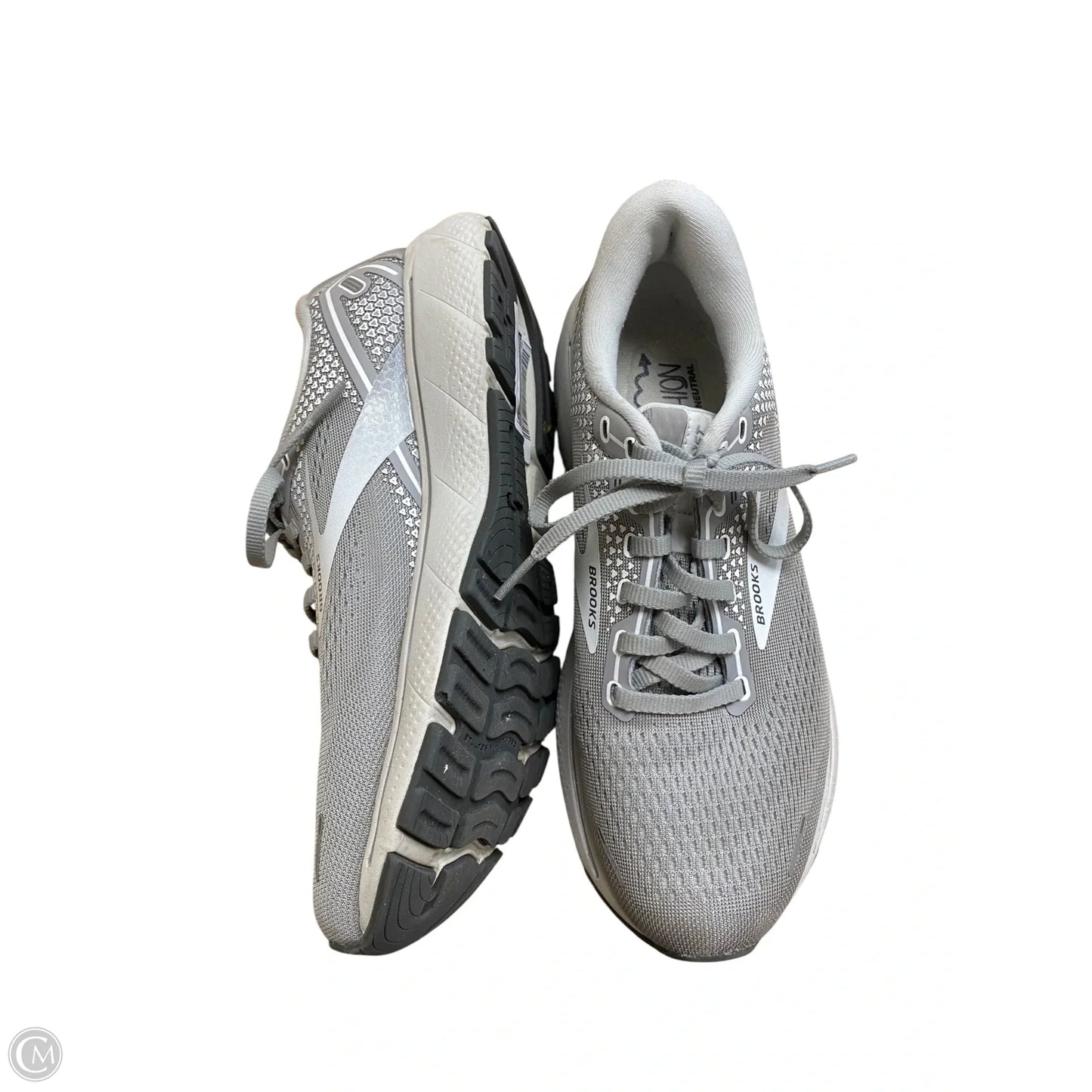 Shoes Athletic By Brooks In Grey, Size: 9