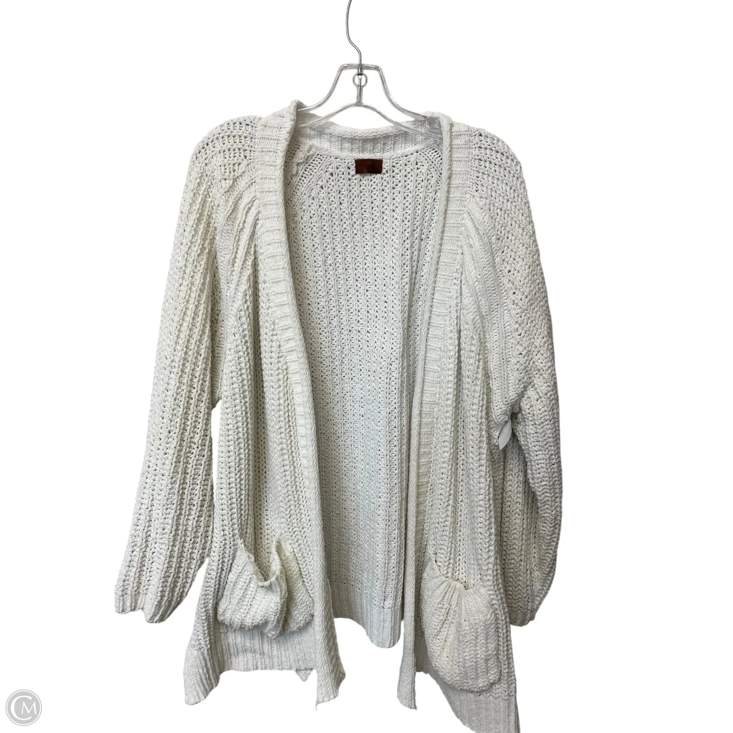 Cardigan By Pol In White, Size: M