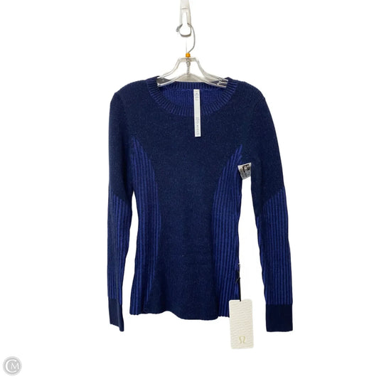 Sweater By Lululemon In Blue, Size: 10