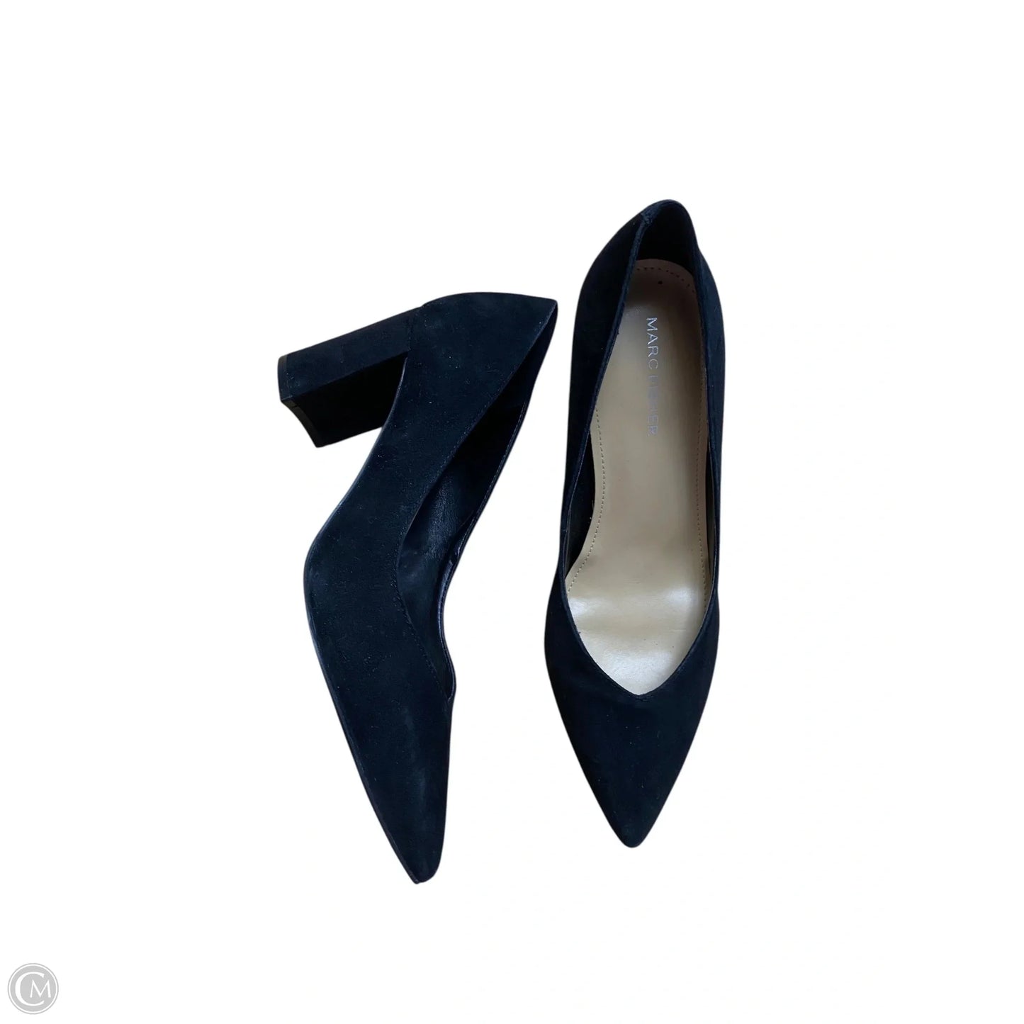 Shoes Heels Block By Marc Fisher In Black, Size: 7