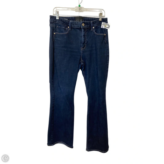 Jeans Flared By White House Black Market In Blue Denim, Size: 10