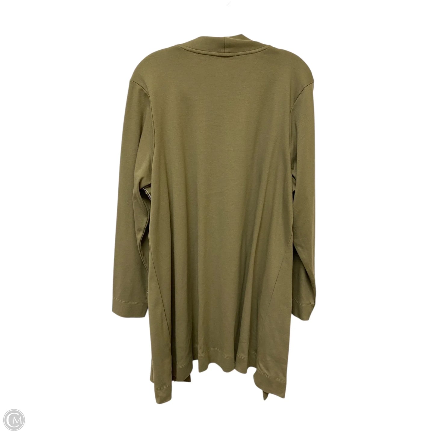 Cardigan By Isaac Mizrahi Live Qvc In Green, Size: 1x