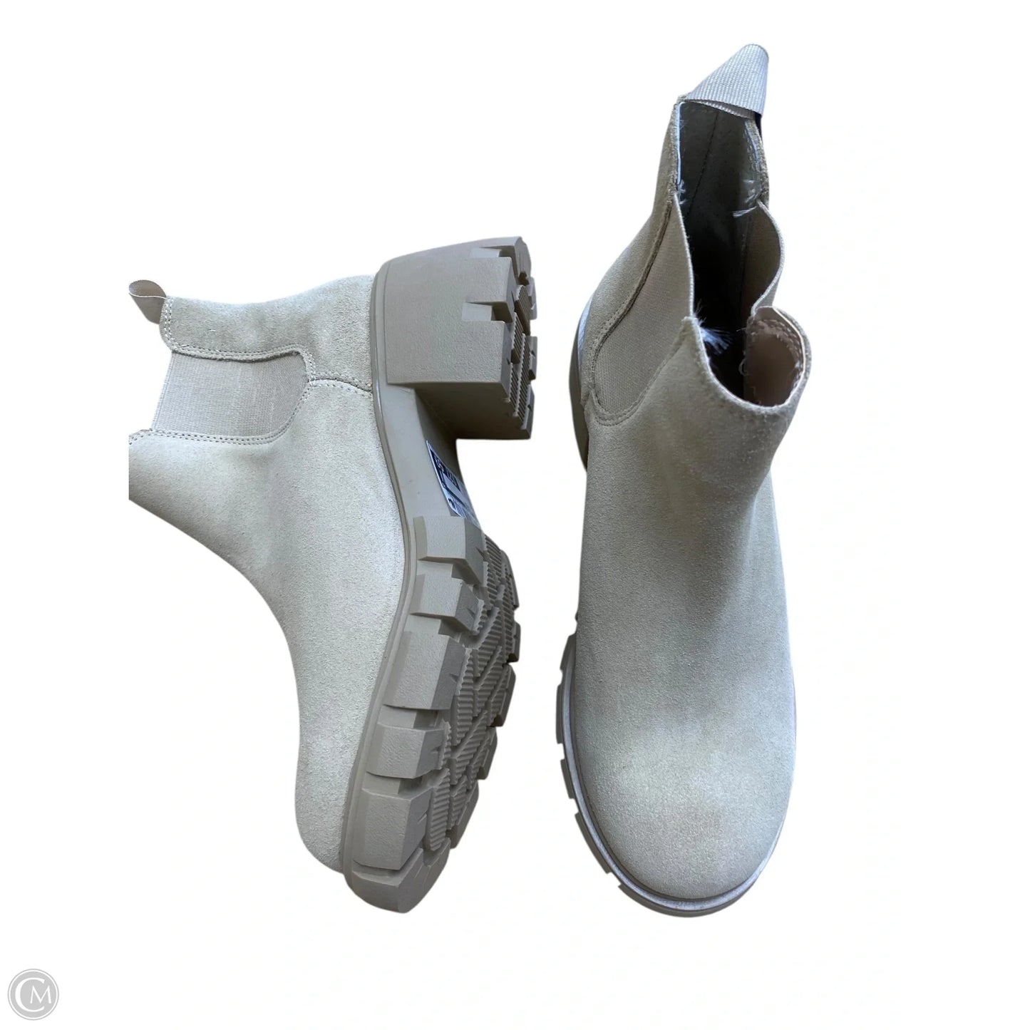 Boots Combat By Steve Madden In Cream, Size: 7.5