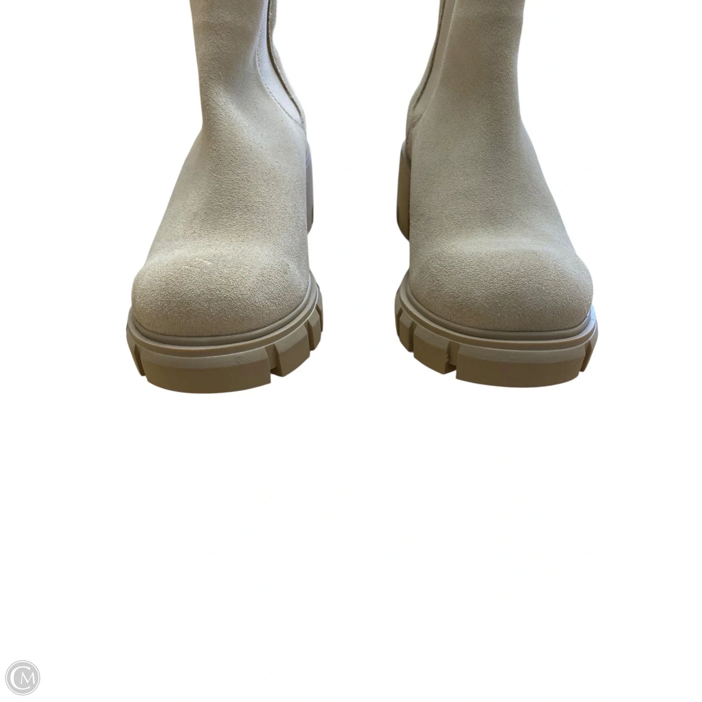 Boots Combat By Steve Madden In Cream, Size: 7.5
